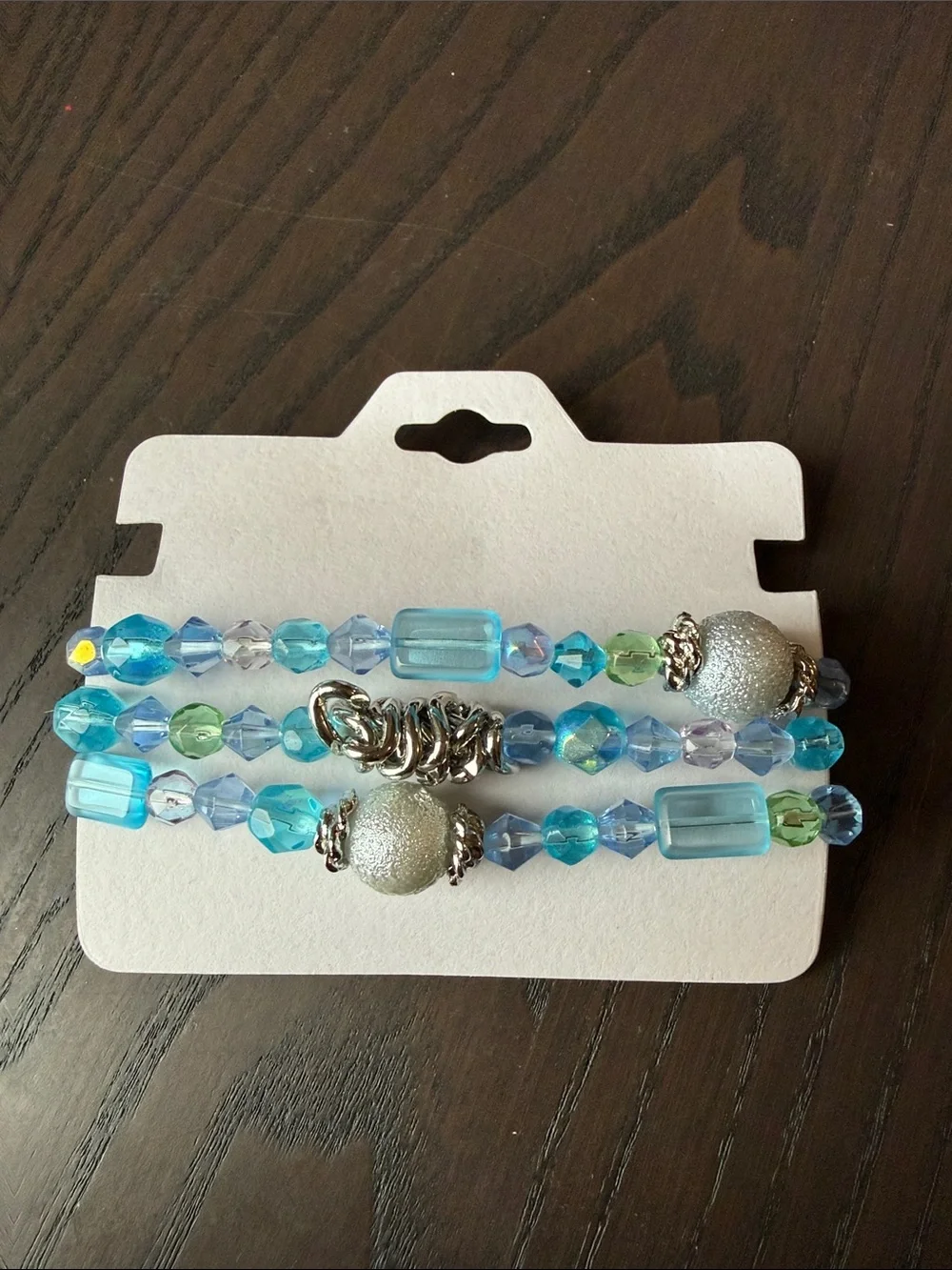 Bundle and Save on Delicate Crystal Strand Bracelet with Silver Accents-Múltiple